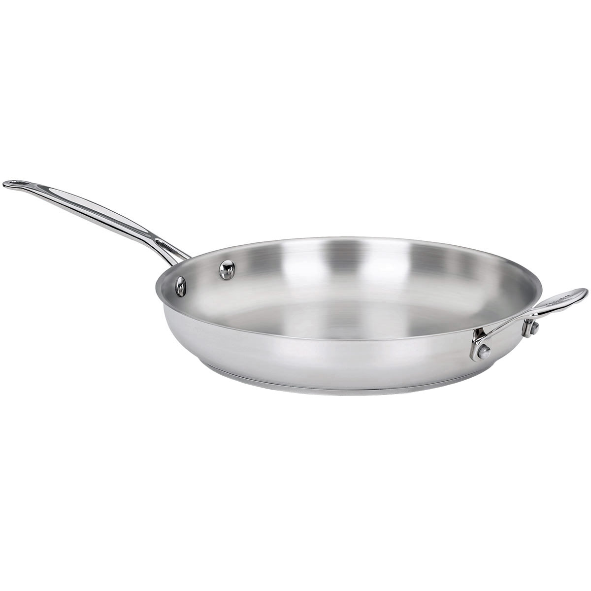 Cuisinart Chef's Classic Stainless Steel 12 Skillet with Glass Cover 
