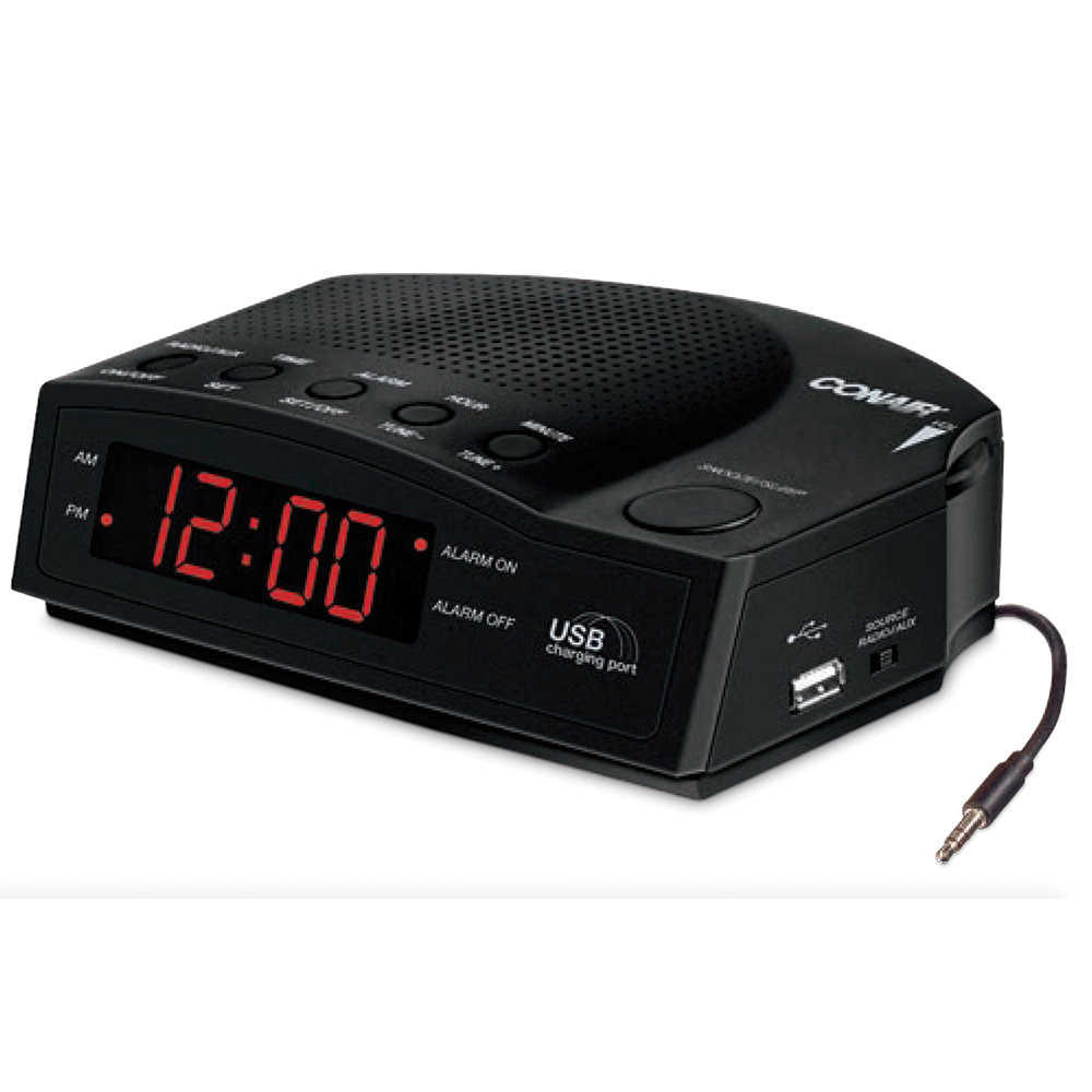 Bluetooth Clock Radio with Wireless Charging (ISBQ270DW)